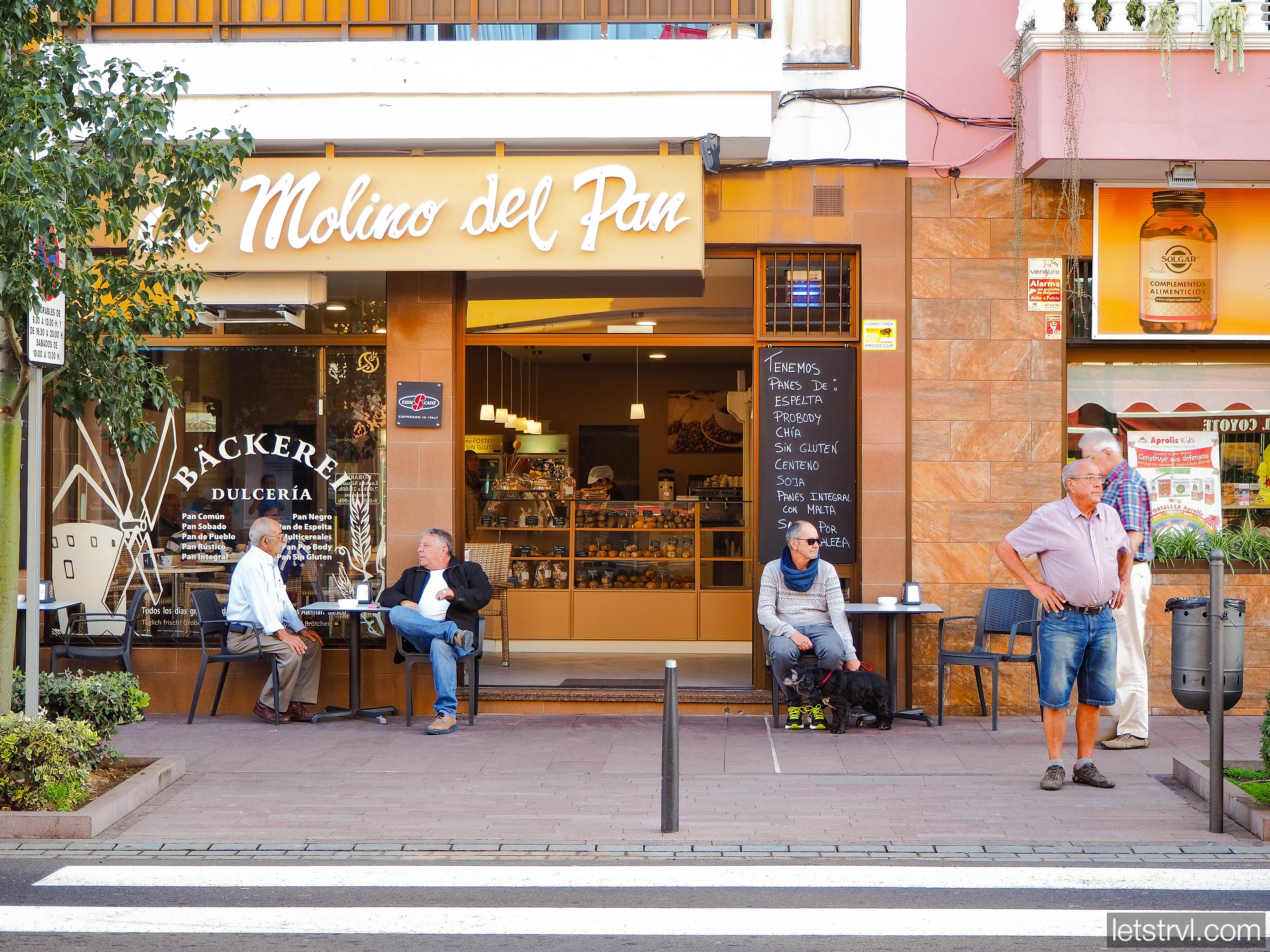 Уличные кафе и пекарни на Тенерифе