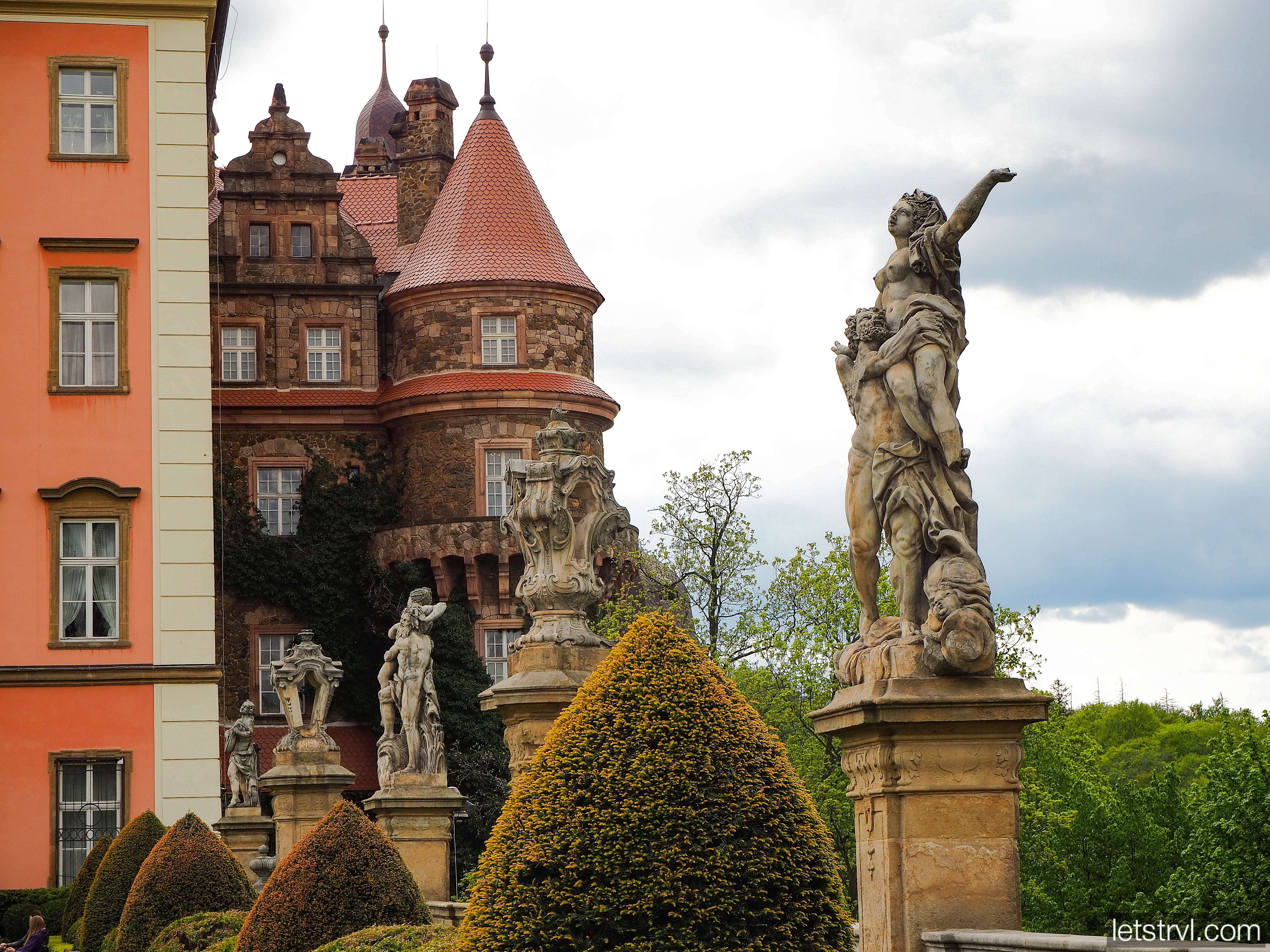 Архитектура замка Ксёнж