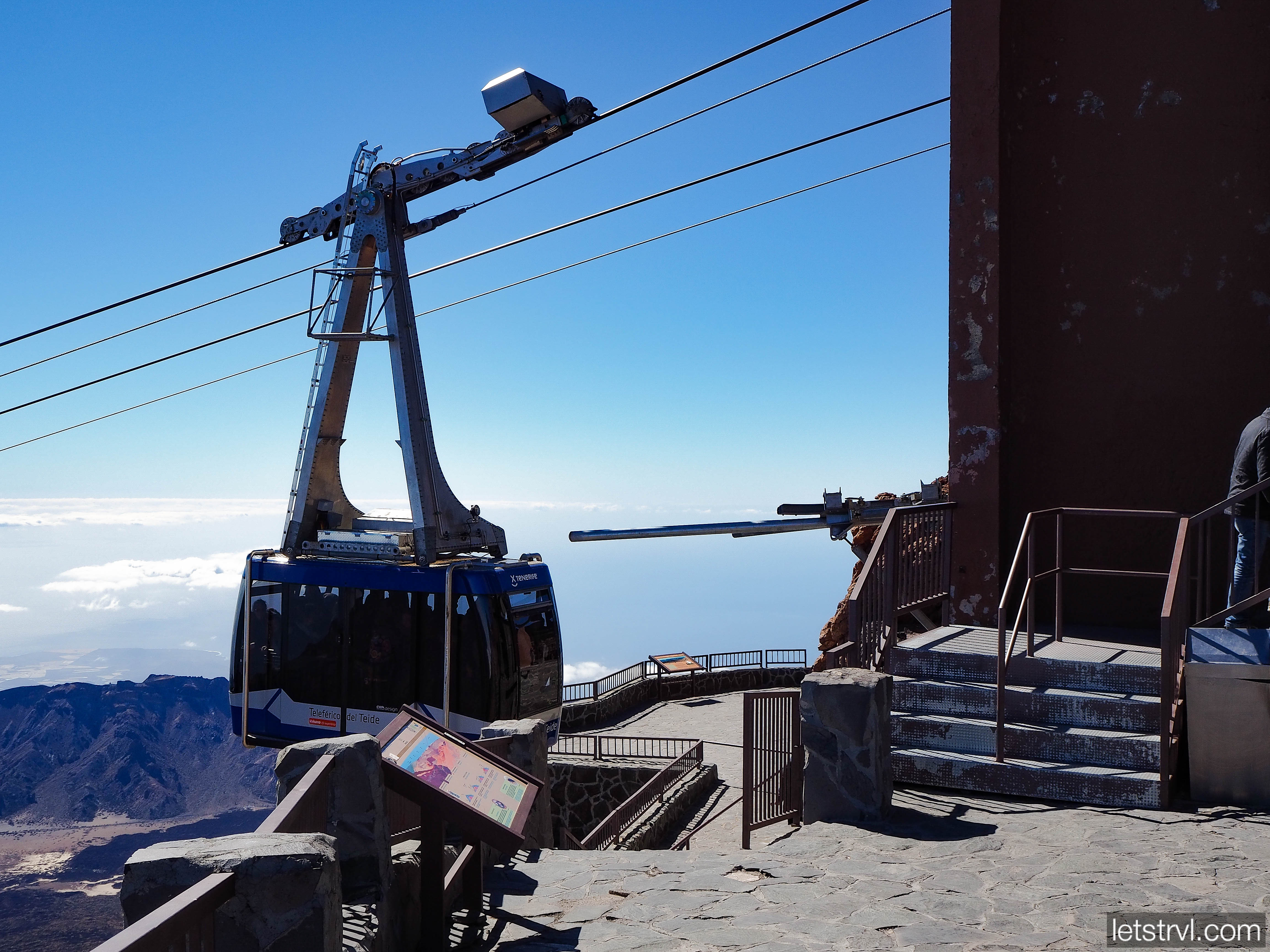 Верхняя станция канатной дороги на Тейде