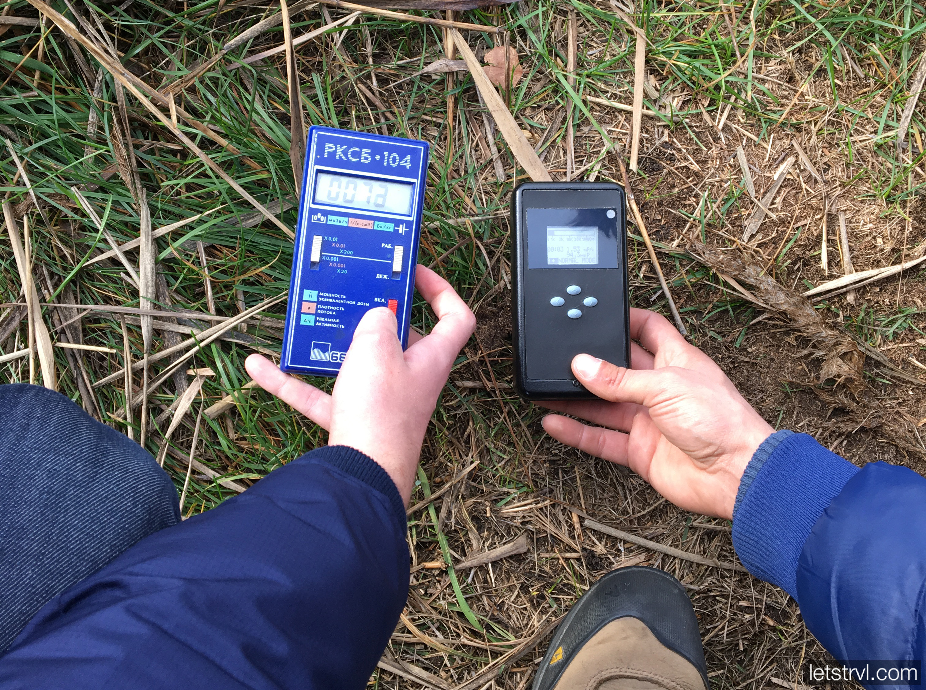 Дозиметры в Чернобыле