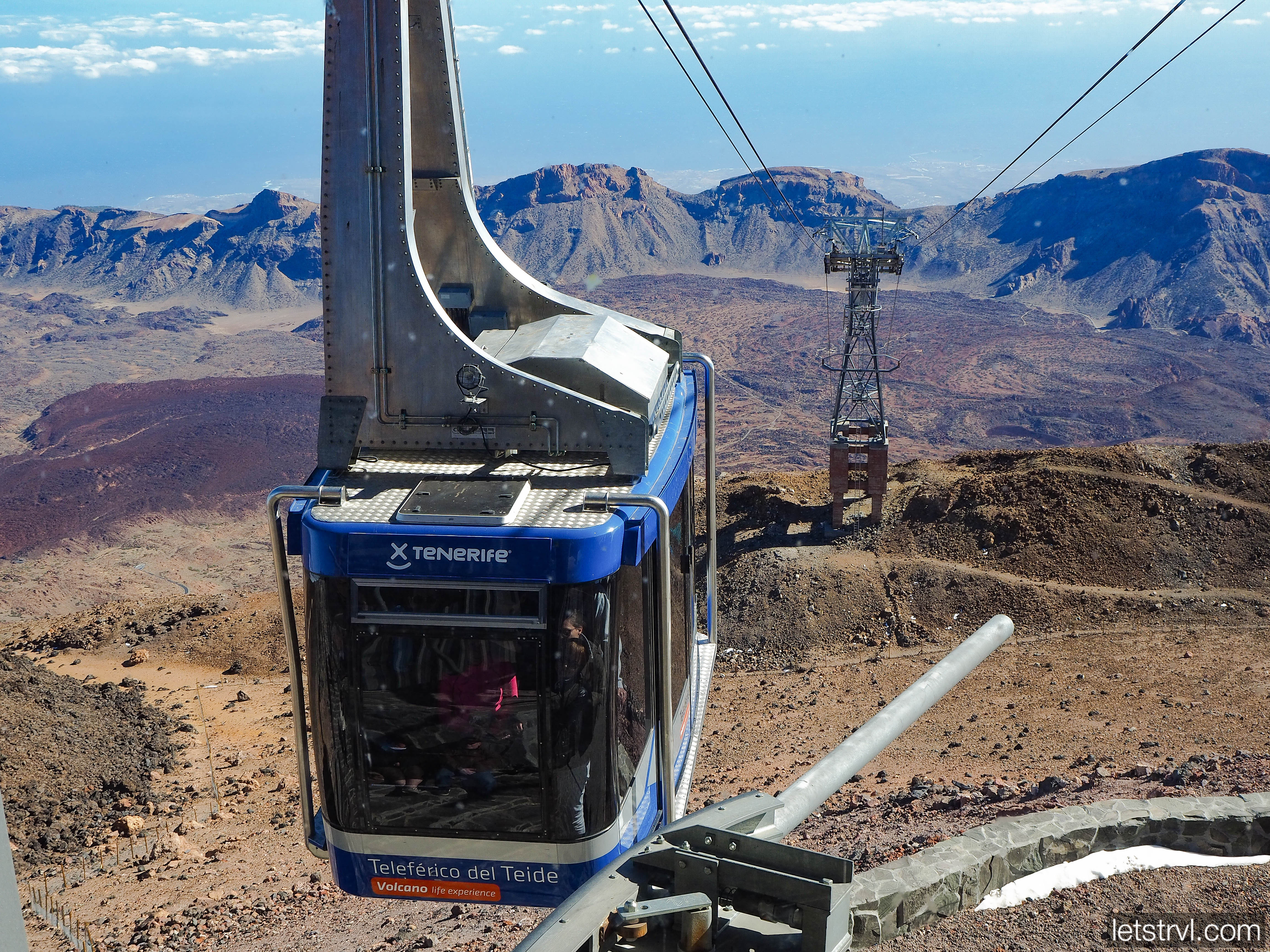 Канатная дорога на вулкане Тейде