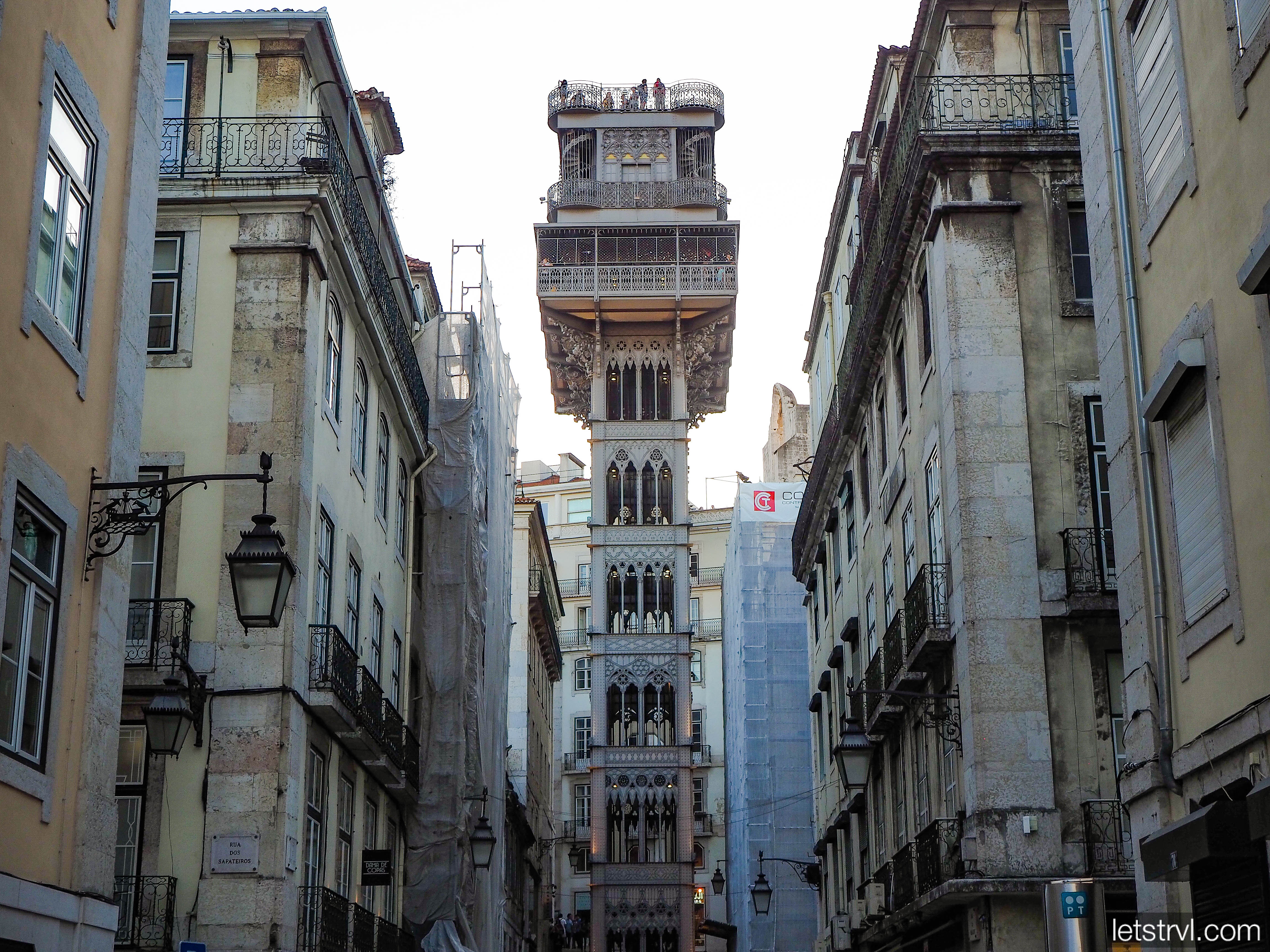 Лифт Санта Жушта в Лиссабоне