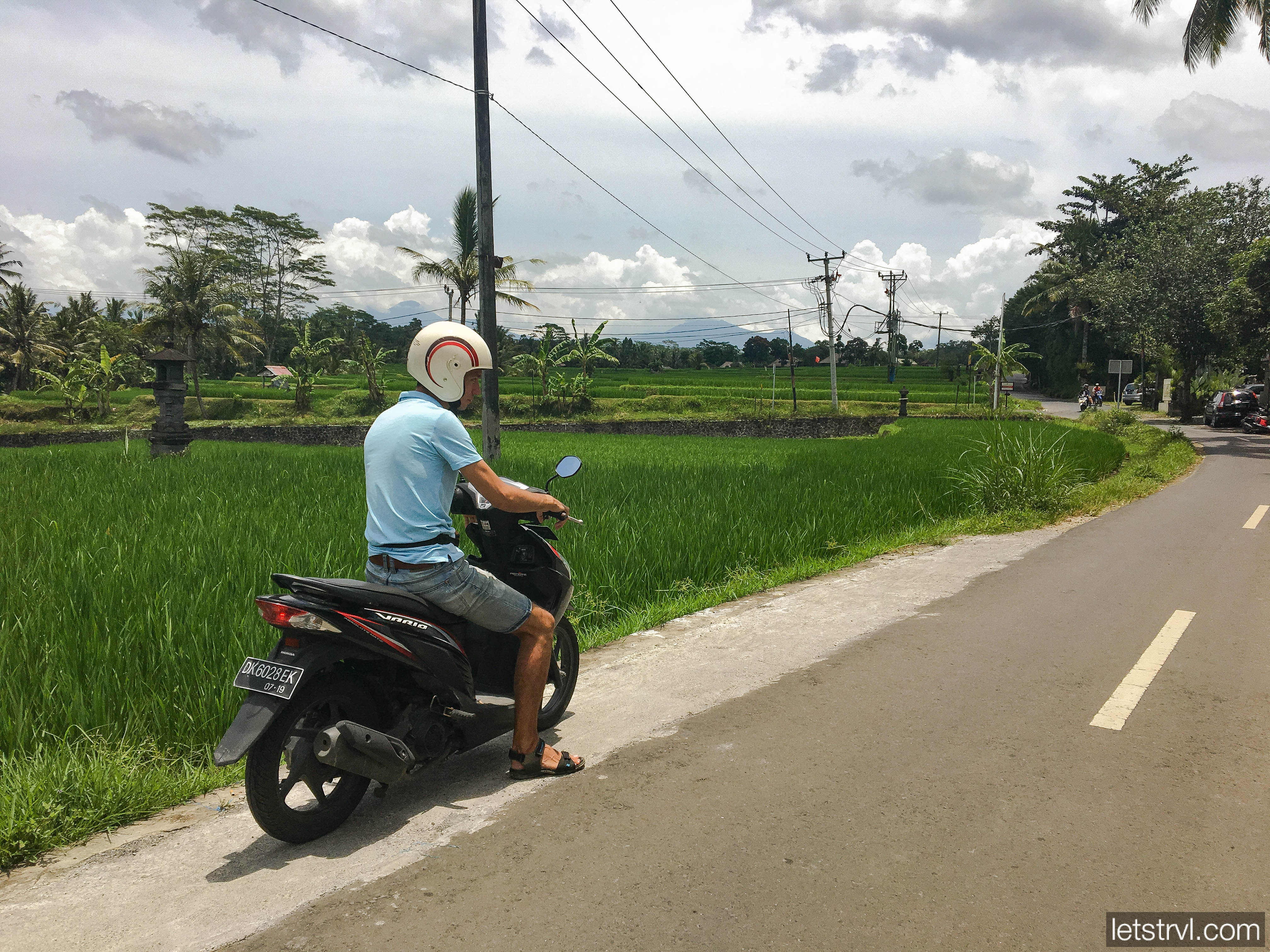 Мотороллер в Убуде