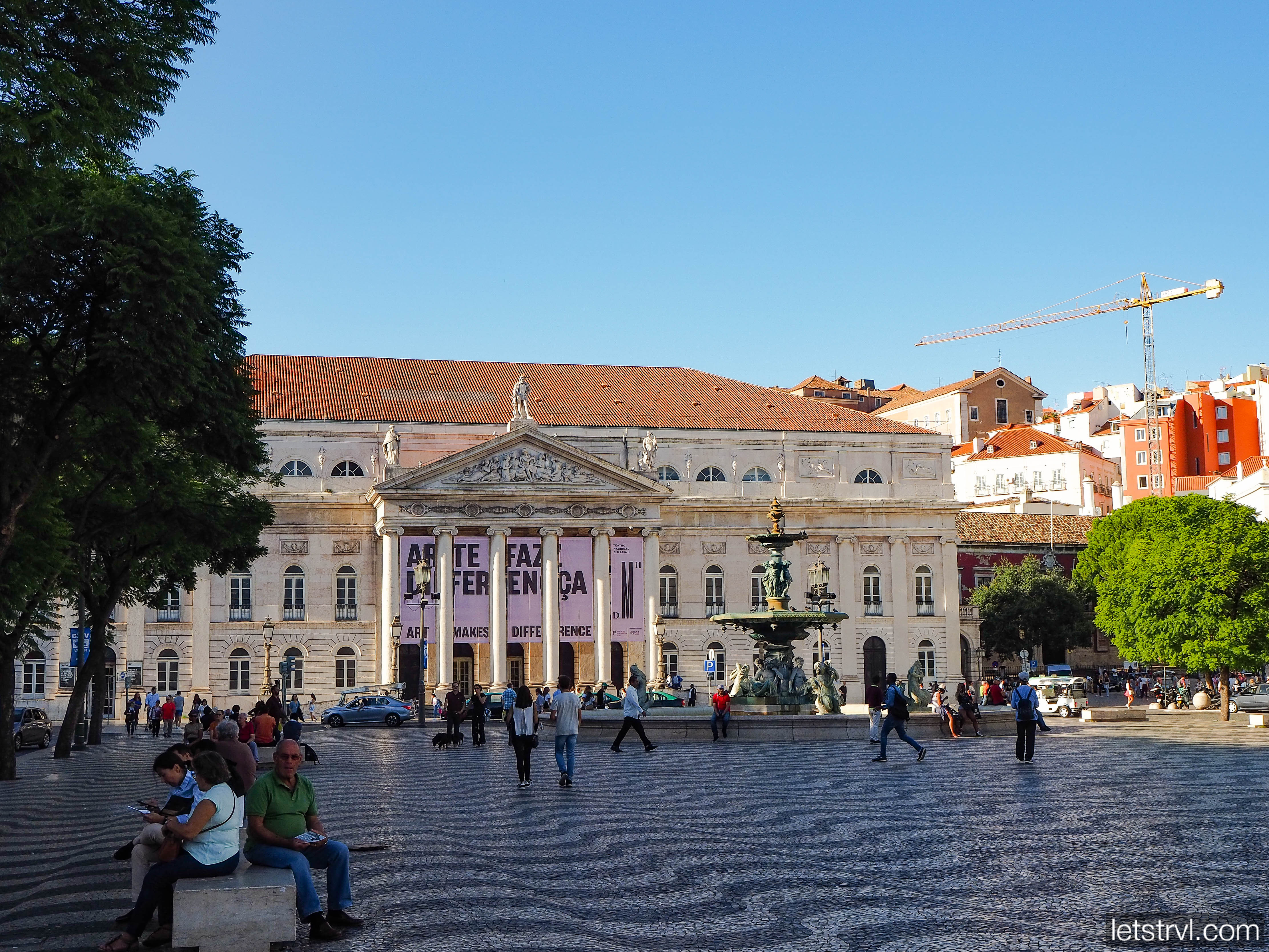 Площадь Россиу в Лиссабоне