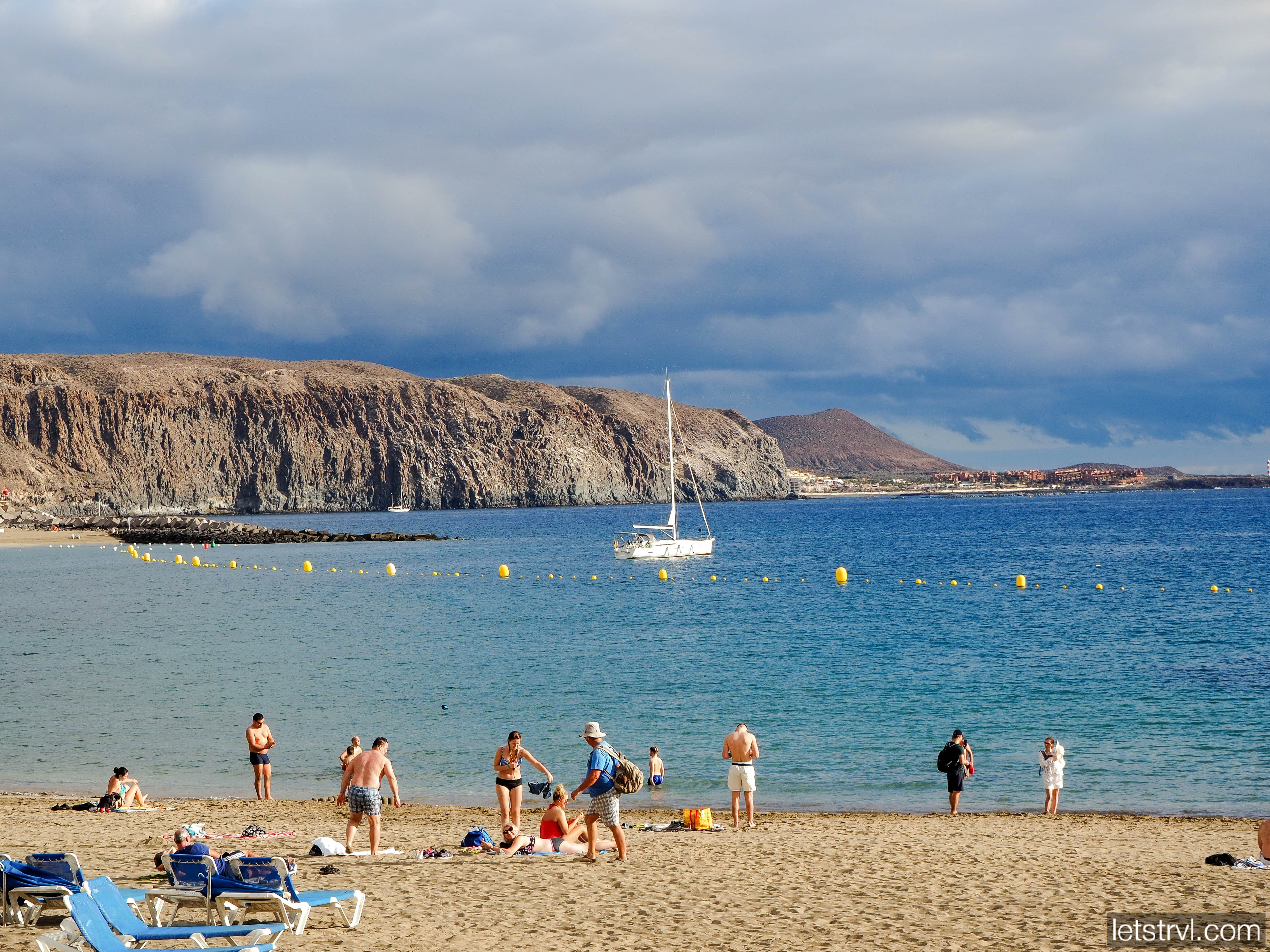 Пляж Лос Кристианос на Тенерифе