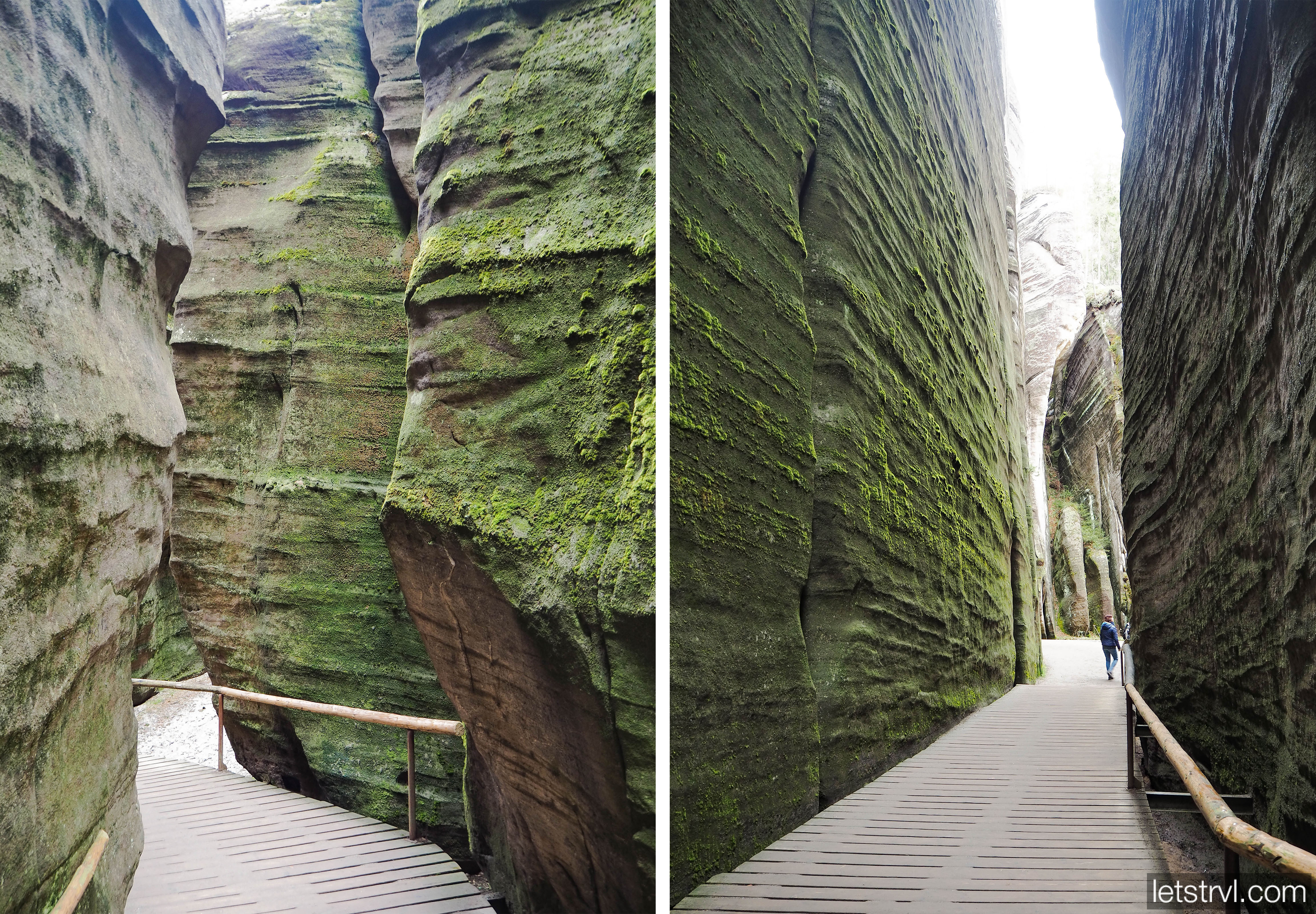 Ущелье в скальном городе Адршпах