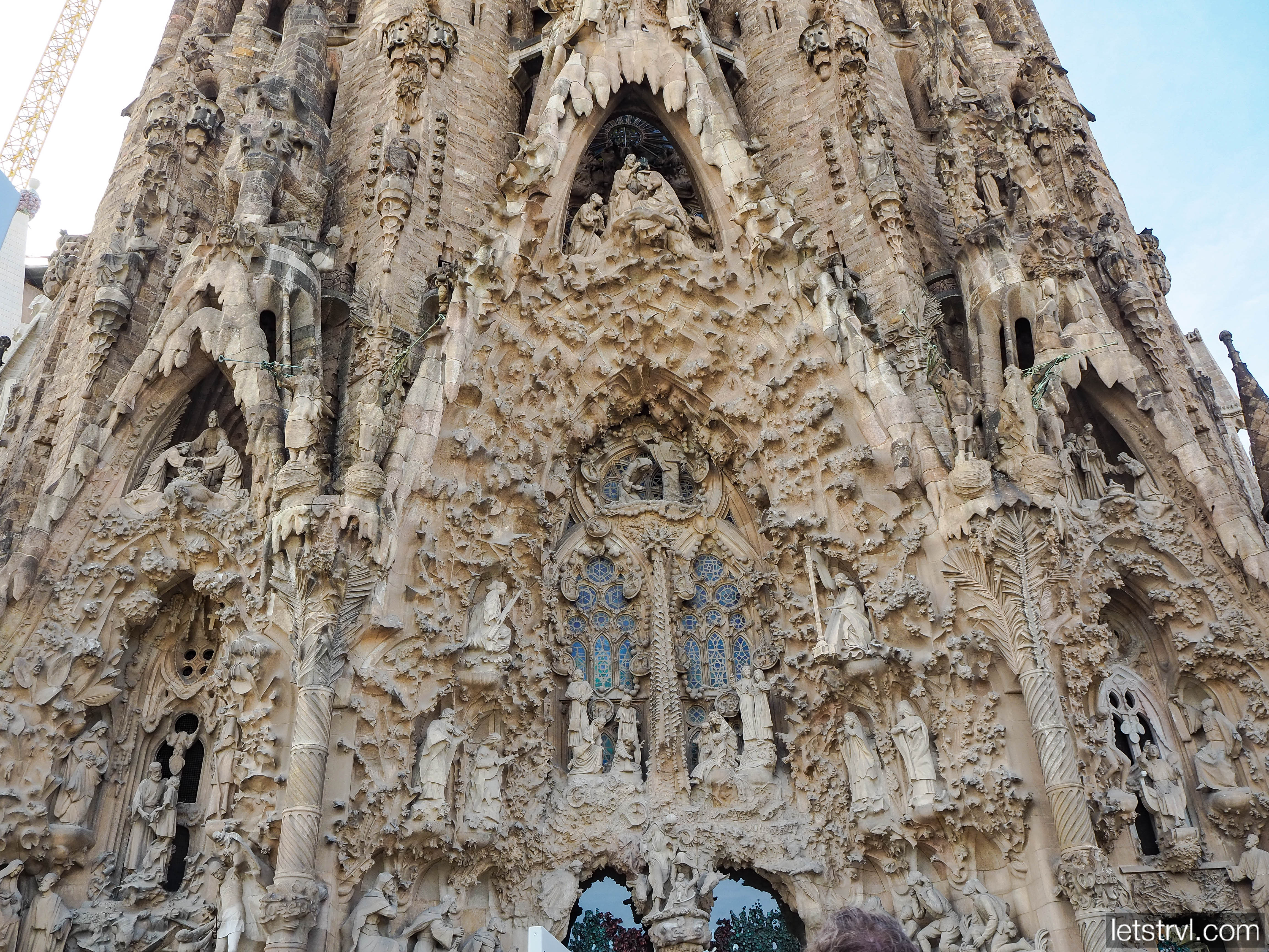 Фасад рождения Иисуса Христа Саграда Фамилия